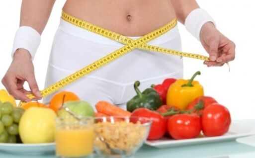 frukt og grønnsaker for vekttap