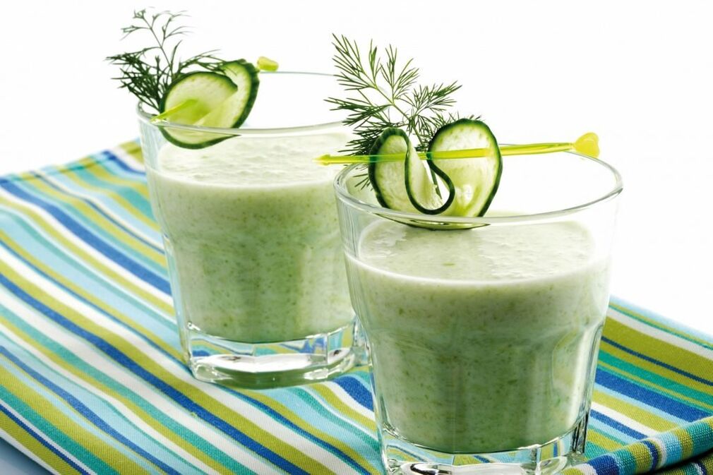 kefir agurk smoothie for vekttap
