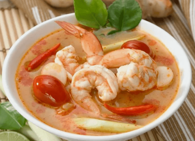 Suppe tom yam med reker